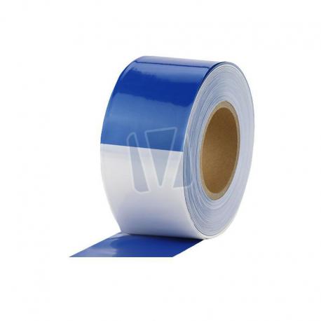 Blauw wit afzetlint gebruik: Blauw wit afzetlint